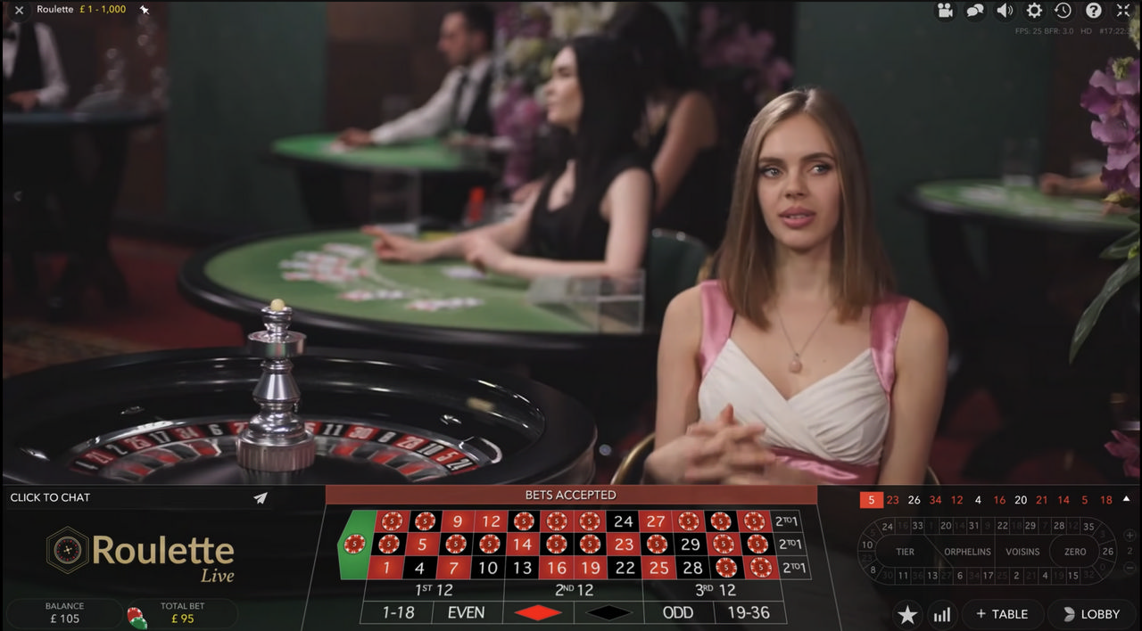 Пример работы дилера на рулетке в онлайн казино